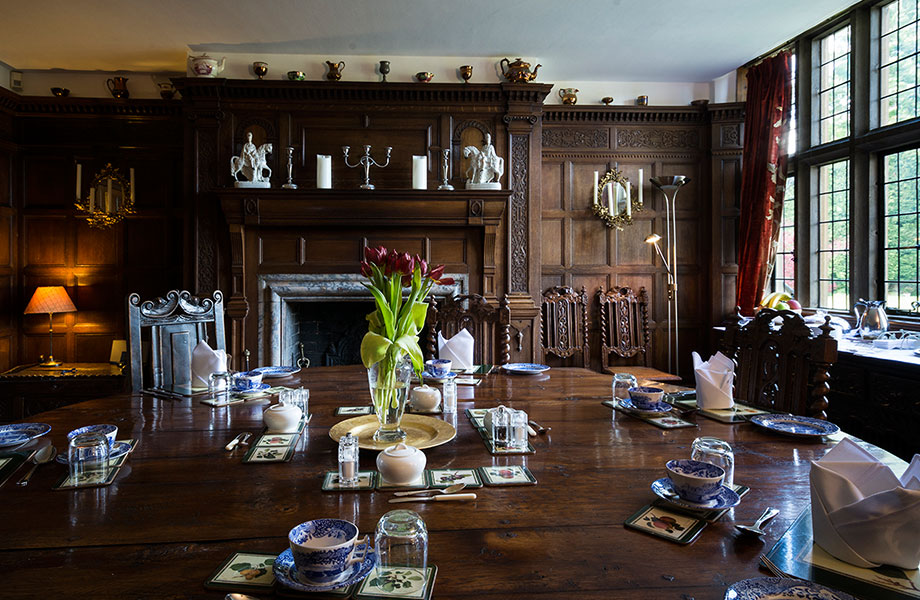 Dining room interior in the Great Hall