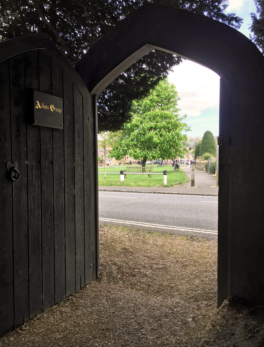 Open doorwar to Abbots Grange